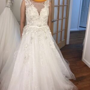 Alita Graham A Line Wedding Dress